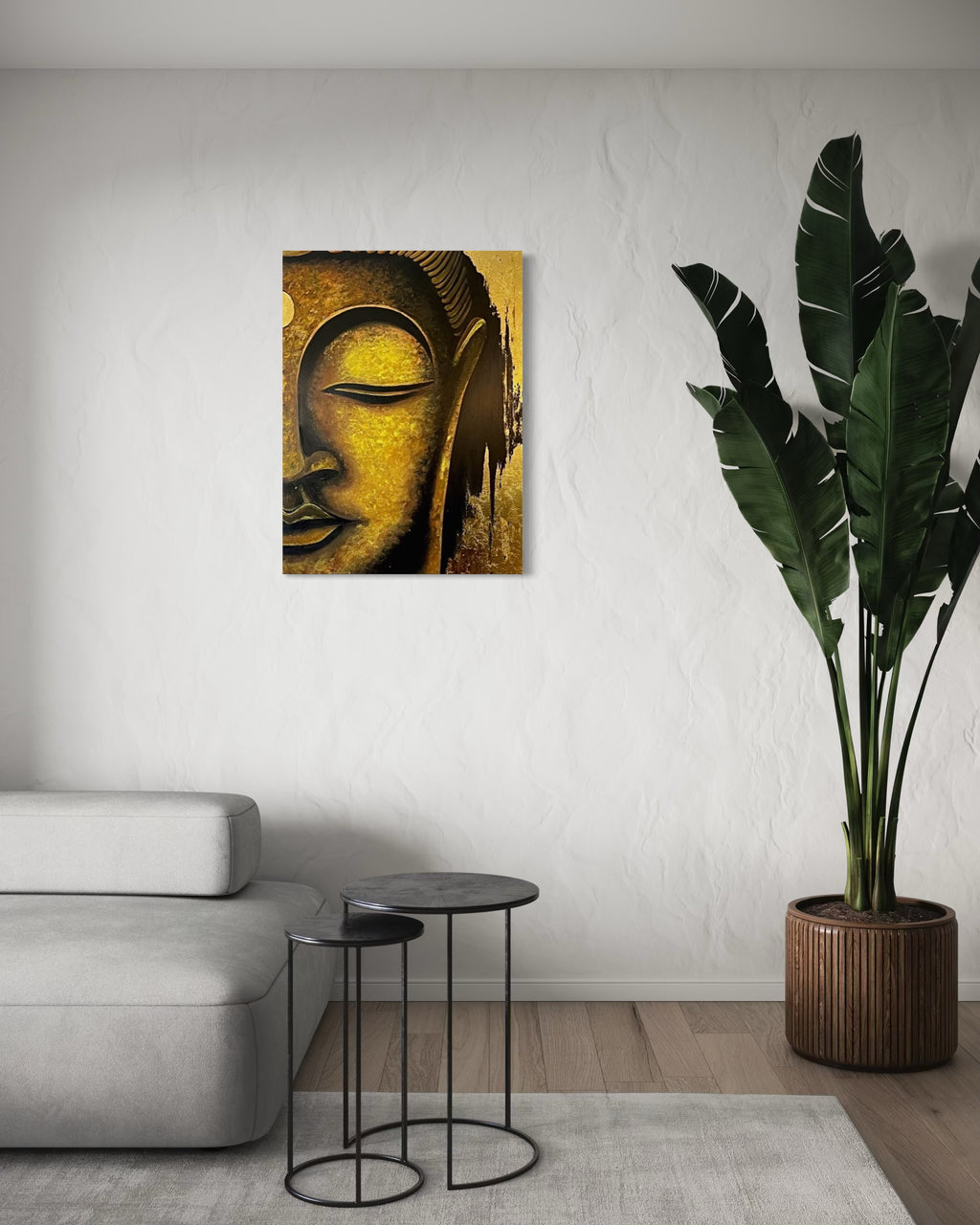 Buddha - Canvas Print by Lina Gomez
