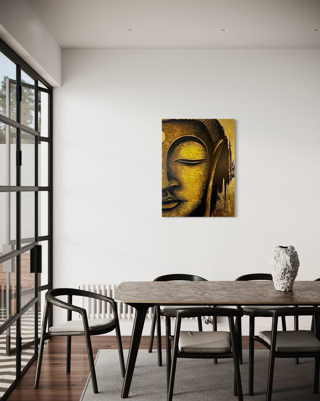 Buddha - Canvas Print by Lina Gomez