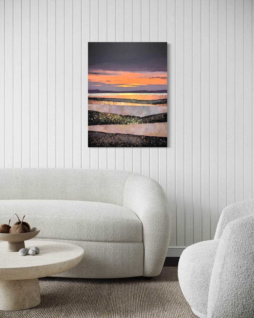 Golden Horizon - Coastal Canvas Print