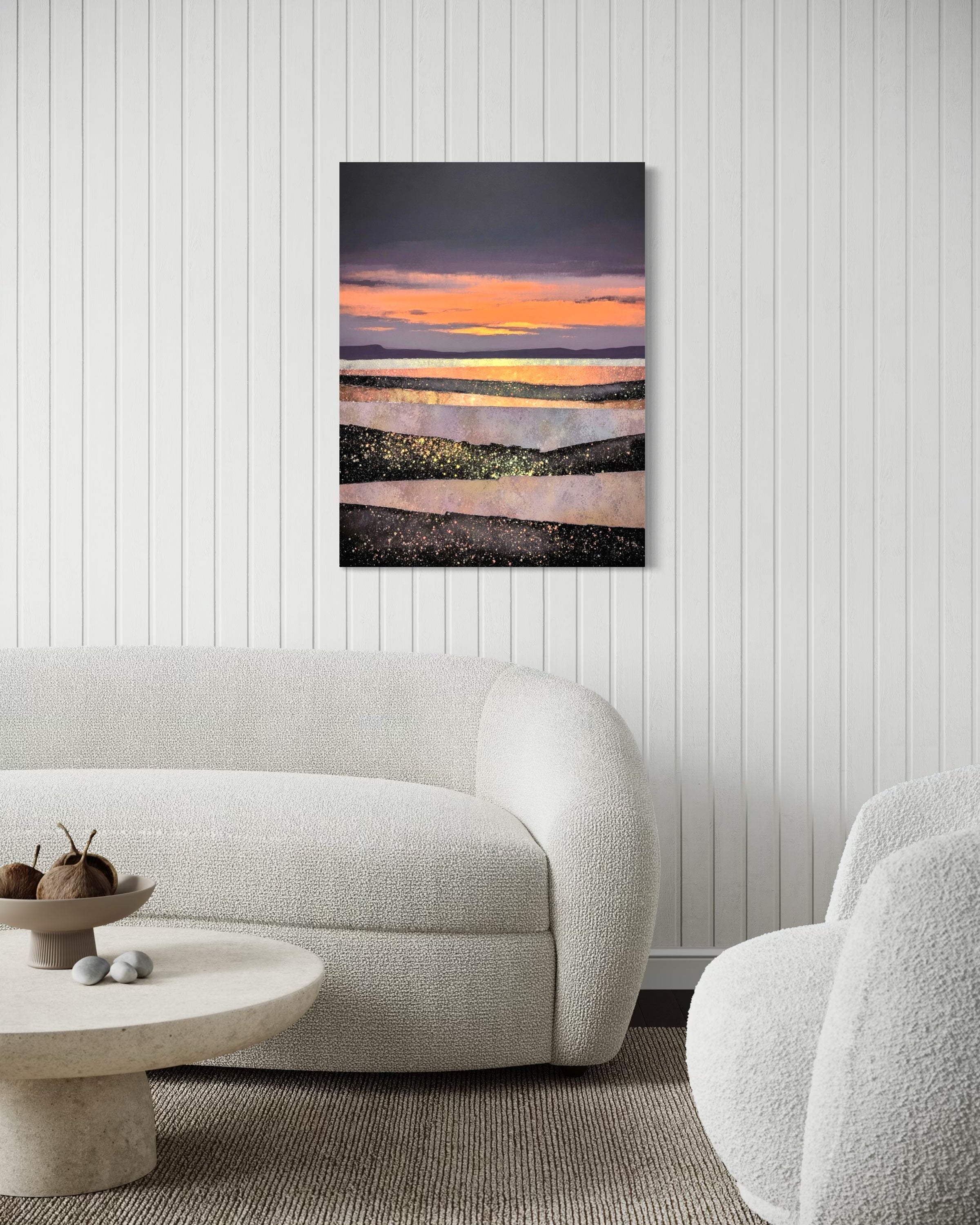 Golden Horizon - Coastal Canvas Print