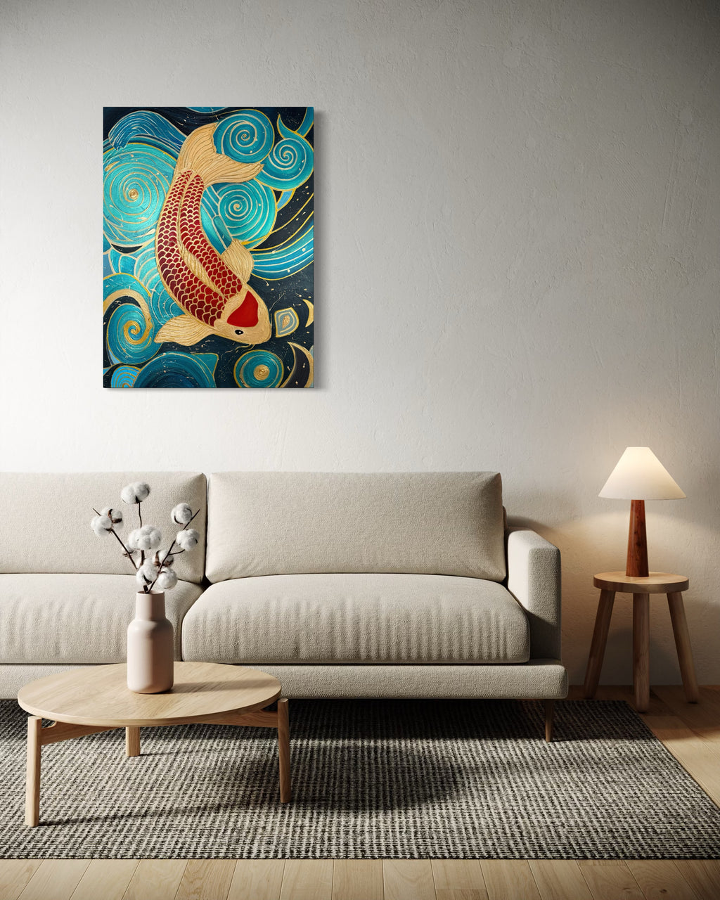 Stillness No I - Coastal Canvas Print by Lina Gomez