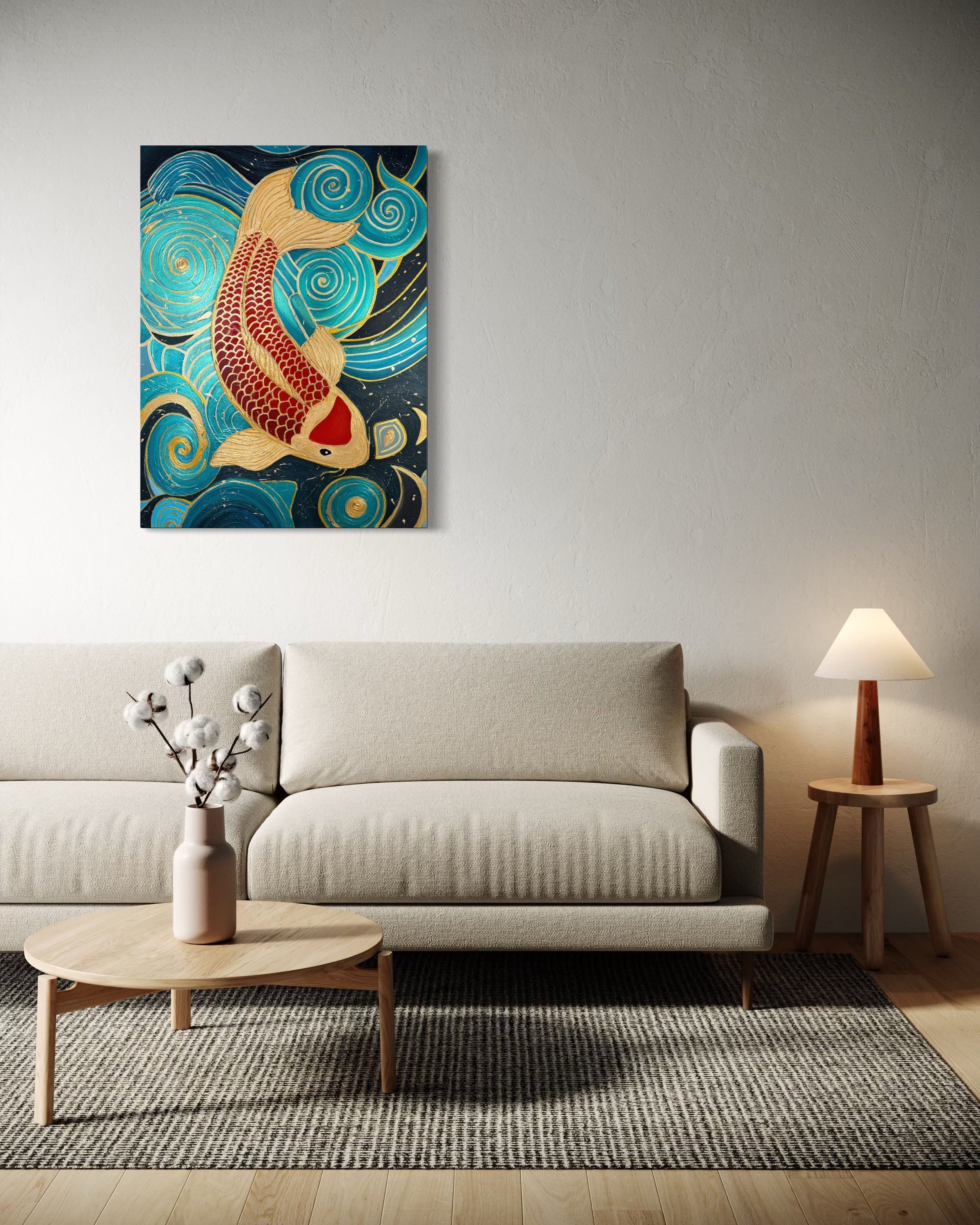 Stillness No I - Coastal Canvas Print by Lina Gomez