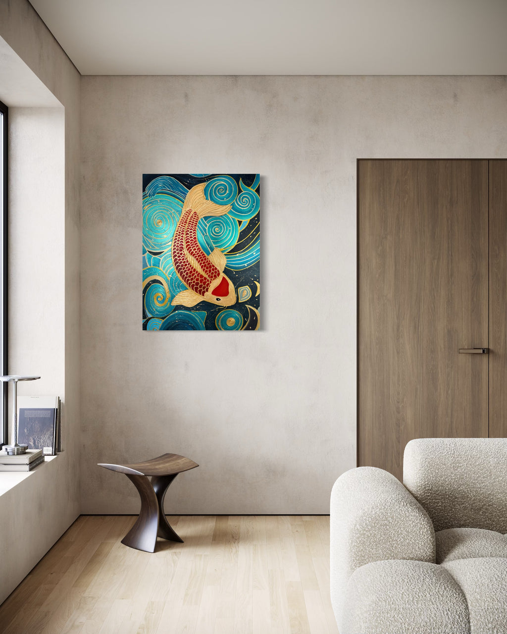 Stillness No I - Coastal Canvas Print by Lina Gomez