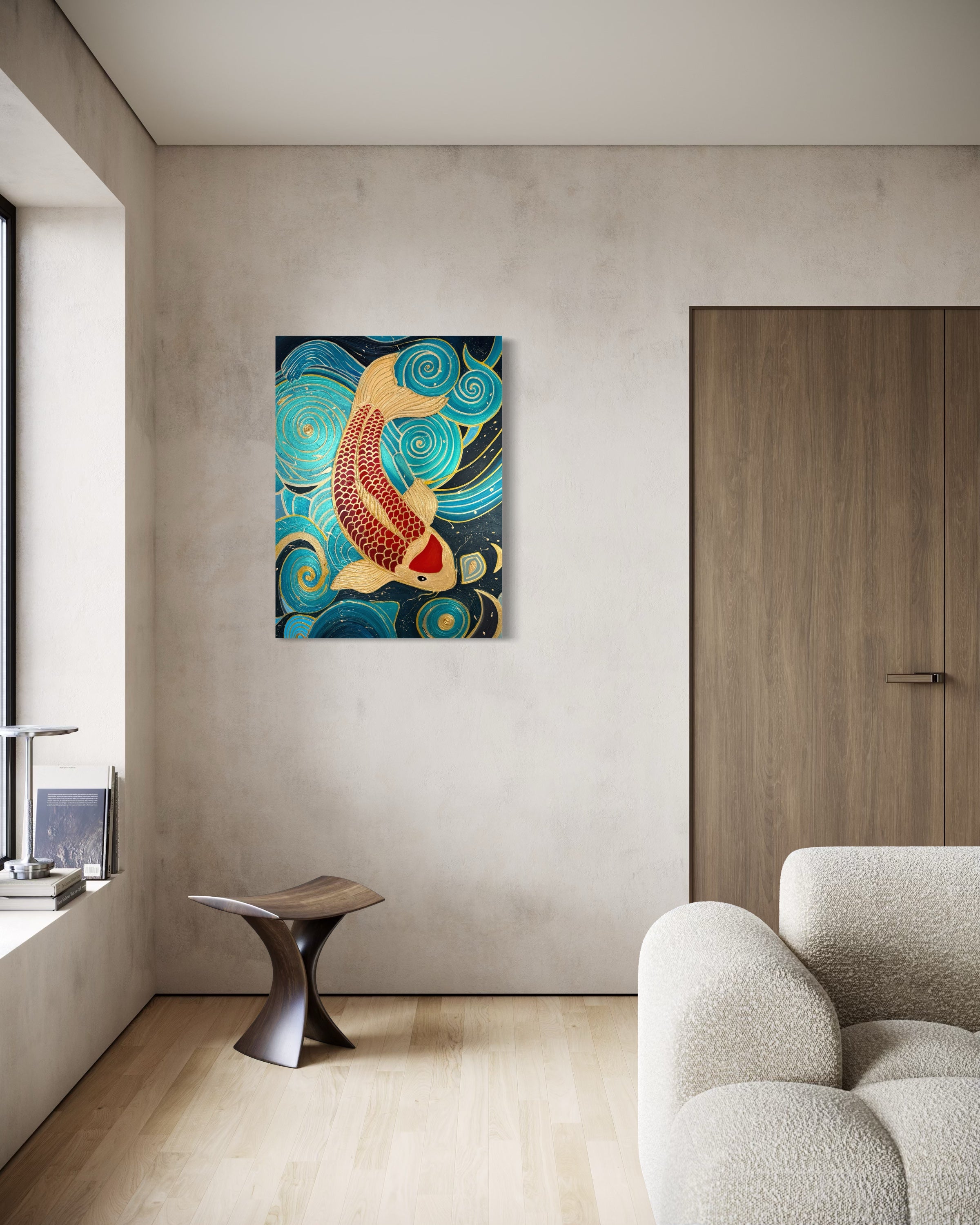 Stillness No I - Coastal Canvas Print by Lina Gomez