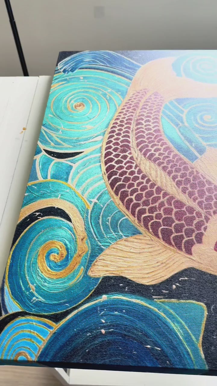 Stillness No I - Coastal Canvas Print by Lina Gomez